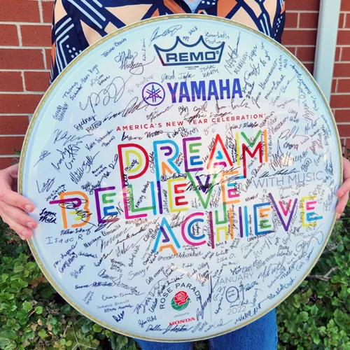 Holding drumhead