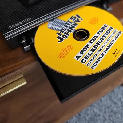 Disc Mastering, DVD, CD, Blu-ray Blu-ray disc ejected from player
