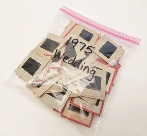 35mm Slides in Plastic Bag